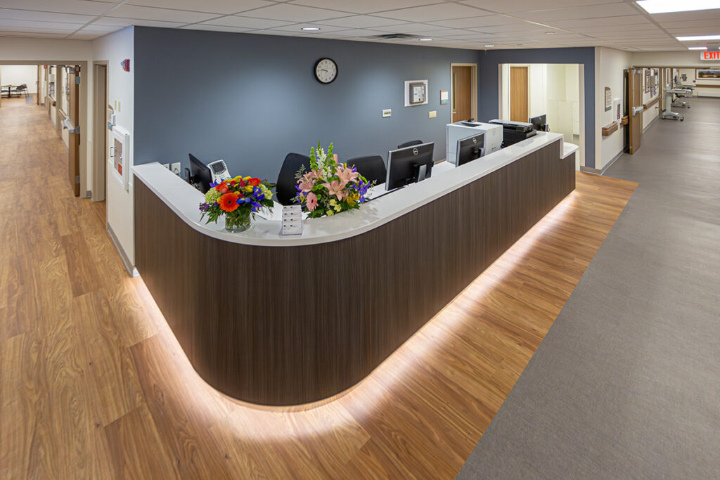 select medical madison reception desk