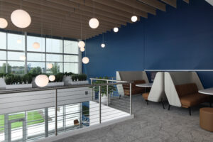 Yaskawa America Lobby upper lounge