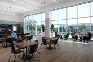 Yaskawa America cafe view